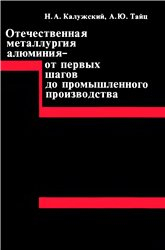 Отечественная металлургия алюминия - от первых шагов до промышленного производства (1825-1932) Отечественная металлургия алюминия - от первых шагов до промышленного производст