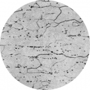 Микроструктура конструкционной стали:   феррит, цементит