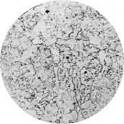 Микроструктура стали  20ГНМФЛ: феррит
